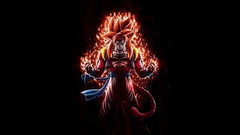 Gogeta Super Saiyan 4 DBGT Live Wallpaper - Free Live Wallpaper
