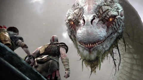 Kratos Vs Dinosaur God Of War 1920x1080 Live Wallpaper - Free Live Wallpaper