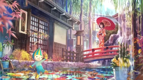 Raining Village In Japan 1920x1080 Live Wallpaper - Free Live Wallpaper
