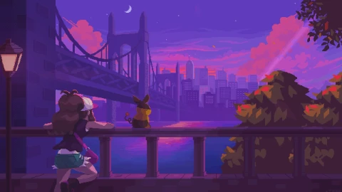 Pokemon Castelia City Desktop Hd - Free Live Wallpaper
