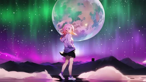 Chasing Stars - Free Live Wallpaper