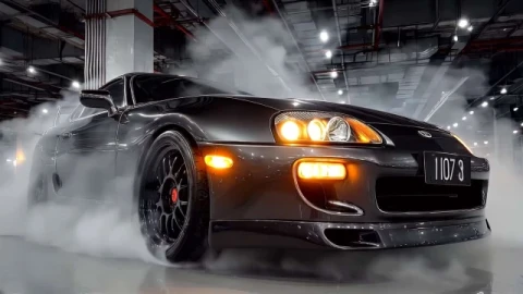 Toyota Supra MK4 JDM Drift Garage Fond D'écran Animé - Free Live Wallpaper