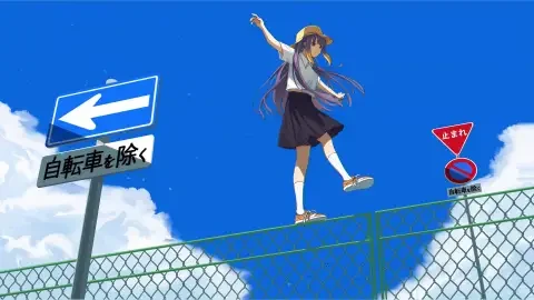 Summer Sky Fence Walk