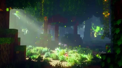 Minecraft: Misty Forest Live Wallpaper - Free Live Wallpaper