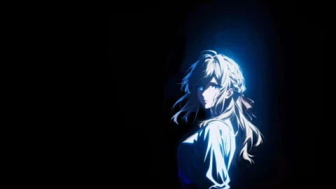 Violet Evergarden Blue Glow Live Wallpaper - Free Live Wallpaper