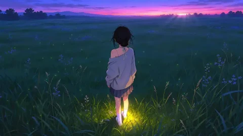 Fireflies Field Live Wallpaper - Free Live Wallpaper