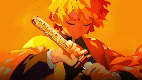Zenitsu Yellow demon slayer live wallpaper - Free Live Wallpaper