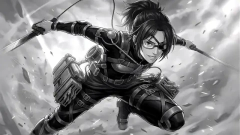 Attack on titan Hange Zoë
live wallpaper - Free Live Wallpaper